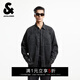 杰克·瓊斯（JACK&JONES）春季男裝長(cháng)袖牛仔襯衫舒適百搭個(gè)性休閑潮時(shí)尚寬松上衣225362002 A16深灰牛仔 M
