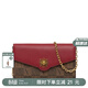 VANESSA HOGAN VH女包太陽(yáng)神系列貝倫信封包輕奢斜挎鏈條包生日禮物送女友老婆 暗紅