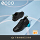 愛(ài)步（ECCO）男鞋休閑鞋 復古老爹鞋男士運動(dòng)鞋厚底舒適跑步鞋 靈動(dòng)525274 HL 黑色52527452562 41