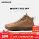邁樂(lè )（Merrell）邁樂(lè )戶(hù)外休閑鞋男WRAPT MID WP簡(jiǎn)約時(shí)尚戶(hù)外露營(yíng)鞋 輕便耐磨  J036007 棕黃（男） 43