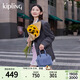 凱浦林【生日禮物】kipling女款2026春夏款斜挎保齡球包|DEFEA MINI MINI-巖石藍