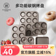 三能（SANNENG）HOME系列家用多連瑪芬烤盤(pán)圓形蛋糕碳鋼麥芬蛋糕家用烘焙模具 12連瑪芬蛋糕模(不沾)SNH11005