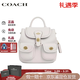 蔻馳（COACH）背包  女士經(jīng)典雙肩包抽繩書(shū)包背包 送禮送女友禮盒節日送禮 白色CBH09-IMCHK (25年新款)