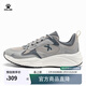 卡爾美（KELME）休閑鞋男新款運動(dòng)跑步鞋百搭透氣輕便鞋子男 6315XX1204 灰白 40