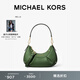 MICHAEL KORS 邁克高仕 MK Enzo 女士小號皮質(zhì)褶皺斜挎包 墨綠色 386 小號