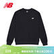 NEW BALANCE NB官方衛衣男款圓領(lǐng)休閑百搭運動(dòng)長(cháng)袖套頭衫 BK MT41507 XL