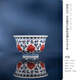 云蕎窯陽(yáng)春白雪青花釉里紅纏枝蓮小壓手杯 陽(yáng)春白雪 青花釉里紅纏枝蓮（花心）小壓手杯