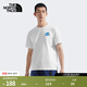 北面（The North Face）速干衣短袖T恤戶(hù)外舒適透氣春夏新款男款TheNorthFace|8D7C FN4/雪峰白 L /175