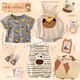 DOMIAMIAKIDS新生嬰兒衣服禮盒套裝小孩剛出生寶寶用品見(jiàn)面禮實(shí)用滿(mǎn)月禮物 童趣小熊樂(lè )園短袖款三 66cm (0-4個(gè)月)建議滿(mǎn)月