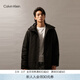 Calvin KleinJeans【防風(fēng)防水】秋冬男士山系戶(hù)外美式休閑ck連帽派克棉服外套 BEH-太空黑 S