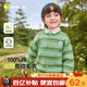 嘟嘟家寶寶針織外套春裝兒童卡通開(kāi)衫男童長(cháng)袖春款女童衣服童裝 綠色100