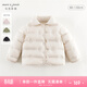 MARC&JANIE[無(wú)縫羽絨]馬克珍妮女童超輕云感保暖排骨羽絨服 寶寶冬裝241606