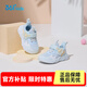 361°童鞋女童學(xué)步鞋密網(wǎng)兒童幼童鞋秋冬款軟底魔術(shù)貼寶寶鞋子 淺冰藍色/杏露黃色/水清藍色 27