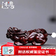 沐恩印度小葉紫檀手把件小擺件高油密老料 長(cháng)款貔貅67*28*26mm
