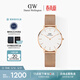 丹尼爾惠靈頓（DanielWellington）DW女士手表輕奢流金簡(jiǎn)約石英歐美腕表送女友生日禮物DW163