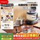 東菱（Donlim）多功能廚師機和面機玻璃款家用面食機全自動(dòng)和面絞肉一體機揉面絞餡發(fā)酵打發(fā)和面機DL-1350