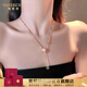梵哲詩小蠻腰項鏈女款2026輕奢小眾高級吊墜生日禮物七夕情人節送女友 滿鉆小蠻腰項鏈金色+高級珠寶品牌禮盒
