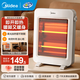 美的（Midea）小太陽(yáng)取暖器電暖器暖風(fēng)機電熱取暖器 烤火爐遠紅外暖風(fēng)取暖爐迷你家用臺式辦公室 速熱暖手寶暖腳 【旋鈕2檔調溫】速熱不刺眼