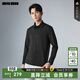 利郎男裝長(cháng)袖POLO衫男春季26新款彈力舒適簡(jiǎn)約商務(wù)男士長(cháng)袖T恤衫 黑色（G6CTX8021Y） XL (175/92A)
