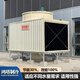 方形循環(huán)水冷卻塔工業(yè)注塑機降溫設備橫流逆流玻璃鋼400T冷卻水塔 定制冷卻塔