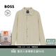 雨果博斯【機能通勤】BOSS博斯 男士26年夏季新款寬松亞麻混紡外套襯衫 286 M (48A)