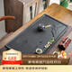 四美堂烏金石茶盤(pán)整塊石頭功夫茶具套裝茶臺大小號排水茶托盤(pán)排水茶盤(pán)