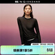 GIORDANO CONCEPTS 2026年春新款長(cháng)袖T恤女彈力萊賽爾純色圓領(lǐng)修身打底衫12325004