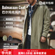 馬登工裝撞色巴爾瑪肯風(fēng)衣男美式休閑寬松中長(cháng)款男士大衣全天候外套春 軍綠色 【美式高街外套/男款】 L