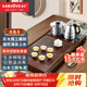 金灶（KAMJOVE）雞翅木實(shí)木茶具套裝燒水壺茶具茶盤(pán)套裝茶臺燒水壺一體式 K-185 搭配E9茶爐+茶具+茶渣桶
