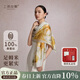 上海故事【升級加密30%】桑蠶絲真絲絲巾披肩禮盒送媽媽婦女節生日禮物