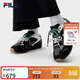 斐樂(lè )（FILA）楊冪同款女鞋休閑鞋2026春季新款藤蘿鞋簡(jiǎn)約時(shí)尚薄底鞋阿甘鞋 黑/雅致灰-BG 37.5