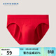 舒雅（Schiesser）男士舒美棉鴻運系列本命年生肖財運亨通中腰三角內褲E9/23791S 中國紅 1條 L