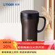 虎牌（TIGER）保溫杯馬克杯真空辦公杯時(shí)尚泡茶水杯CWN-A48C480ML 咖啡色TV 480ml