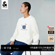 杰克·瓊斯（JACK&JONES）秋冬新款男裝款潮流休閑直筒圓領(lǐng)針織衫毛衣打底衫上衣衣服男士 A42奶白 S 170
