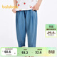 巴拉巴拉兒童褲子男童夏裝2024童裝寶寶長(cháng)褲女童牛仔褲潮208224108209
