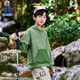 男生女生24款童裝男童衛衣春秋款兒童上衣男孩中大童洋氣秋裝 綠色 150cm