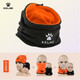 卡爾美卡爾美圍脖男保暖運動(dòng)戶(hù)外抓絨保暖兒童青少年足球訓練帽子脖套女 黑/熒光橙【雙面可戴】 均碼