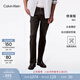 Calvin KleinJeans【免費改褲】四季款男士休閑通勤ck黑色洗水修身微彈牛仔褲 W0J-牛仔黑灰 32