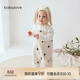 babylove男女寶寶背帶褲春秋洋氣長(cháng)褲嬰兒連體褲外出純棉休閑褲子