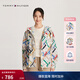 Tommy Hilfiger【收腰連帽】秋冬女裝潮流休閑運動(dòng)滿(mǎn)印寬松雙拉鏈夾克外套 多色0K4 L （推薦：130-140斤）