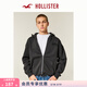 HOLLISTER美式抓絨連帽衛衣開(kāi)衫外套25秋冬男裝322-5451 黑色 XL (180/116A)