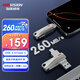 ?？低暎℉IKVISION）128GB Type-C USB3.2雙接口手機U盤(pán)S260 讀速260MB/s  適用華為蘋(píng)果手機電腦通用優(yōu)盤(pán)兩用高速U盤(pán)