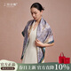 上海故事真絲絲巾100%桑蠶絲禮盒送長(cháng)輩大尺寸披肩送媽媽生日婦女節禮物女