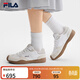 FILA斐樂(lè )女鞋奶油果鞋AVO德訓鞋2026夏季新款鞋子薄底運動(dòng)鞋 明亮白/白瑪瑙灰-BW 37.5
