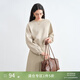 自巧小個(gè)子韓系圓領(lǐng)寬松套頭衛衣女2025秋裝新款休閑百搭純色上衣 淺卡其 M （尺碼：4）