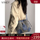 viney新款斜挎包包女包大容量水桶包品牌生日禮物送女友老婆 【藍色】高檔實(shí)用腋下包 時(shí)尚輕奢通勤百搭休閑單肩包