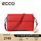 愛(ài)步（ECCO）【38女神節禮物】 單肩包女 輕奢通勤斜挎包  大號方包9107776 HL 紅色910777691130 均碼
