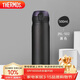 膳魔師（THERMOS）保溫杯500ml男女士?jì)和影槭侄Y生日禮物JNL-502黑色