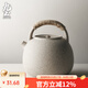 九土陶泥煮茶壺耐熱燒水壺茶具明火茶壺電陶爐家用煮水壺煮茶壺大容量 值為款式一1200ml