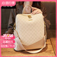 古梵緹（GUFANTI）大容量雙肩包女 輕奢百搭包包輕便旅游時(shí)尚背包生日禮物送老婆 杏色+【高顏值輕奢氣質(zhì)百搭】